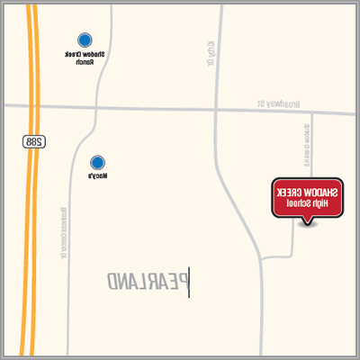 Shadow Creek HS Location Map